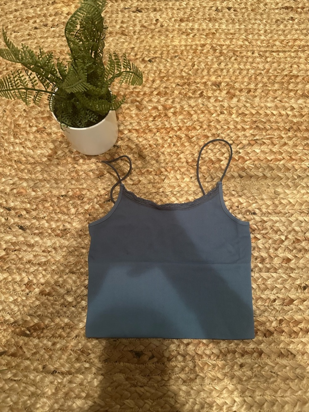 BLUE CROP TANK